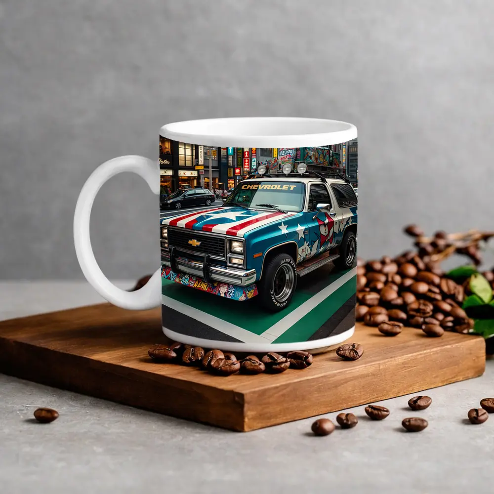 Chevrolet Blazer Tokyo City Street Art – Mugs