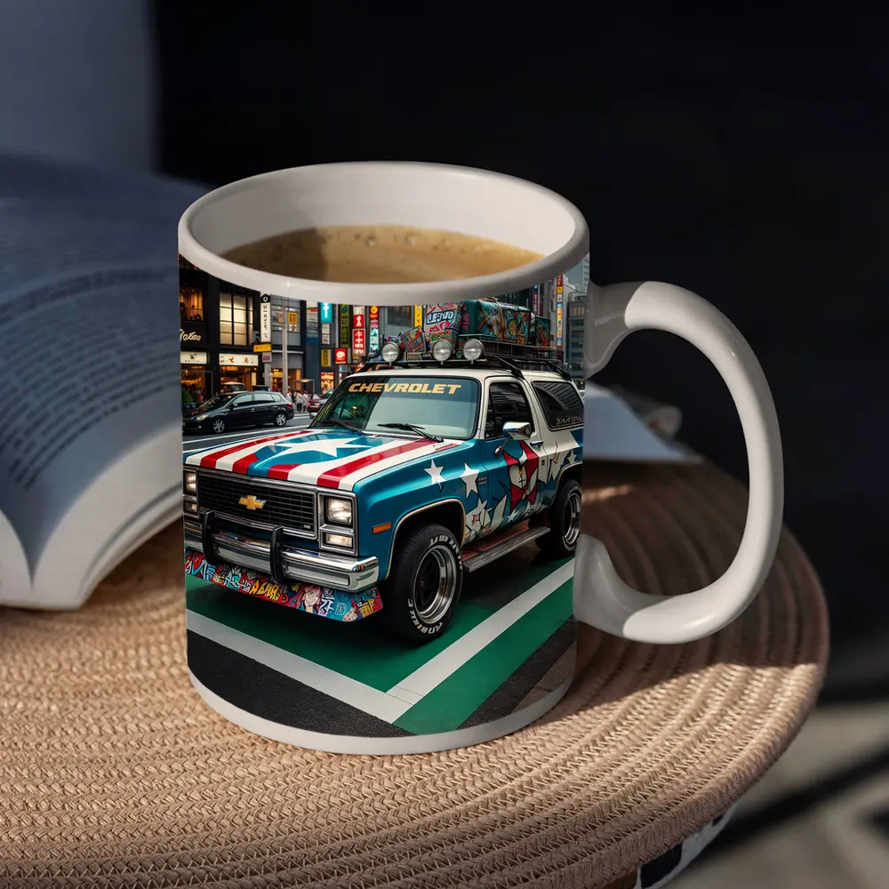 Chevrolet Blazer Tokyo City Street Art – Mugs