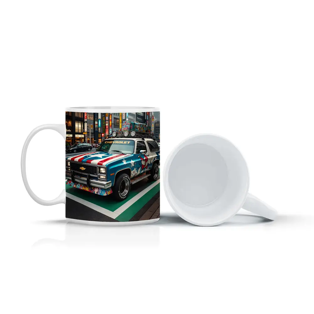 Chevrolet Blazer Tokyo City Street Art – Mugs