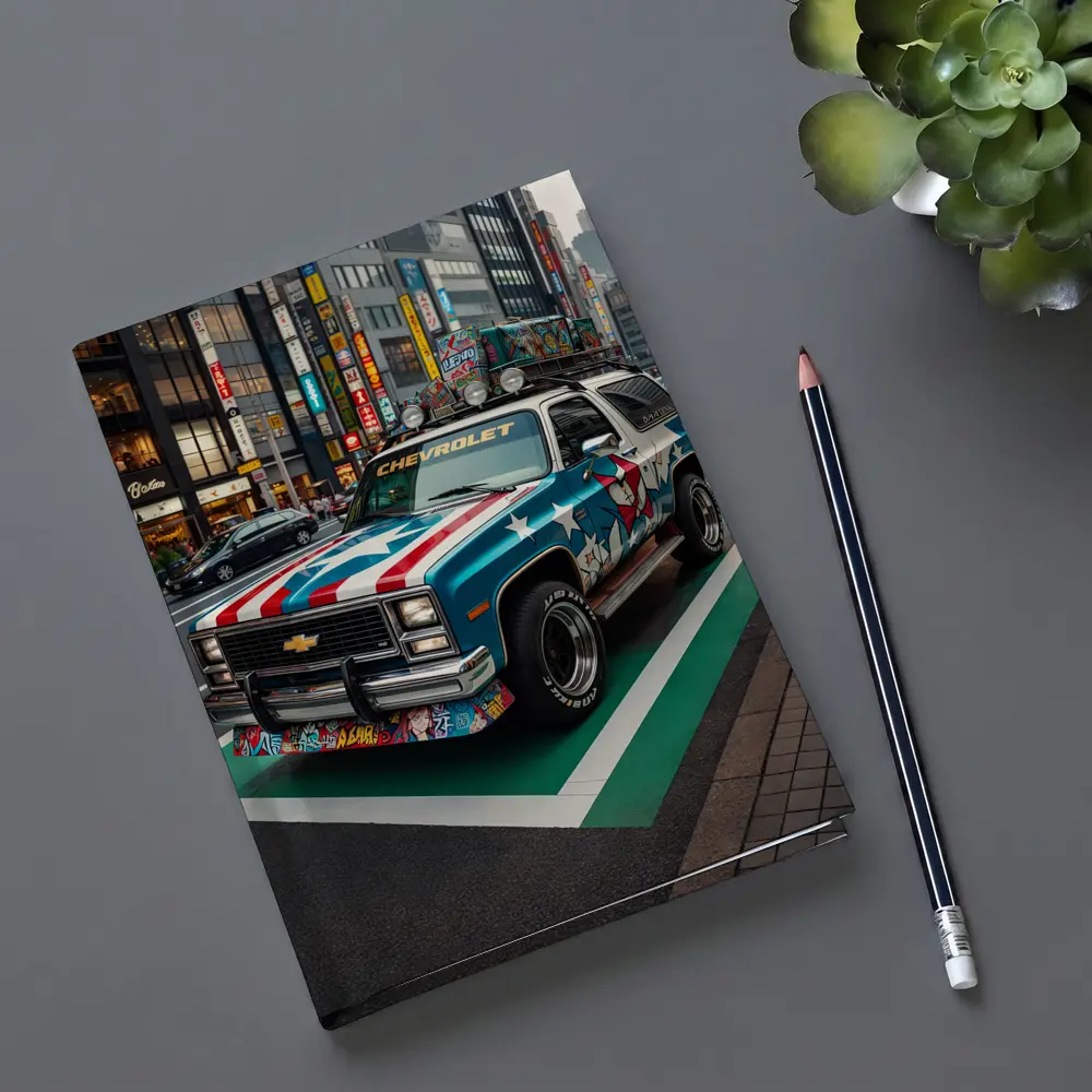 Chevrolet Blazer Tokyo City Street Art – Notebooks