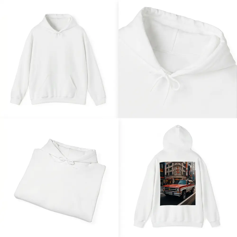 Chevrolet Blazer Parked on Tokyo Street – Hoodies