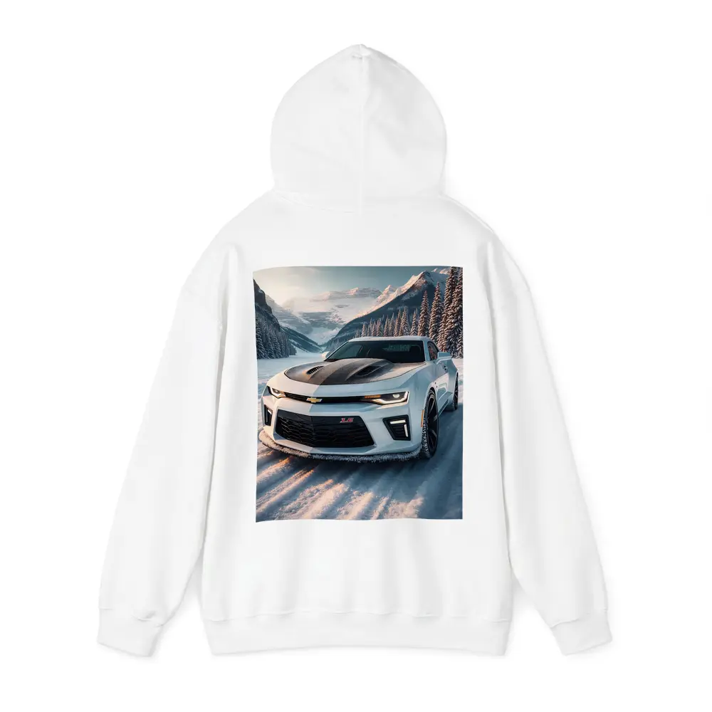 Chevrolet Camaro ZL1 Snowy Mountain Road – Hoodies