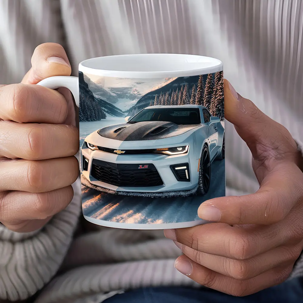 Chevrolet Camaro ZL1 Snowy Mountain Road – Mugs