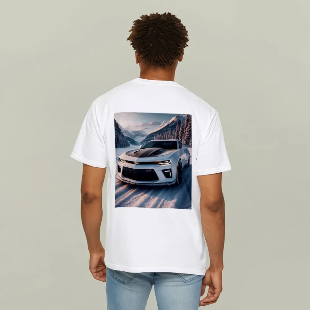 Chevrolet Camaro ZL1 Snowy Mountain Road – T-Shirts