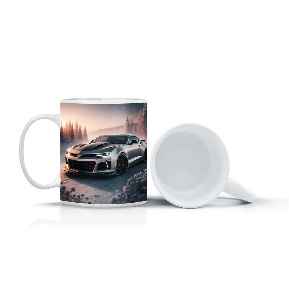 Chevrolet Camaro ZL1 Snowy Winter Night – Mugs
