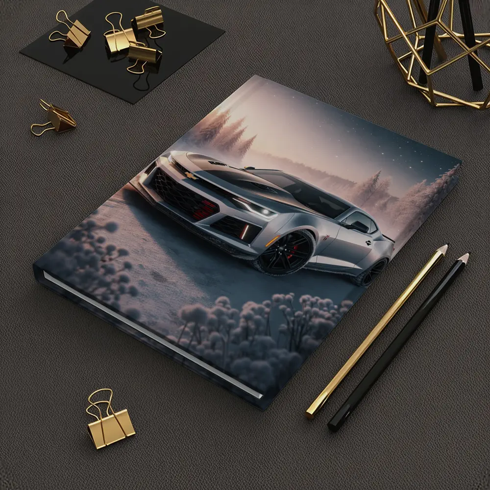Chevrolet Camaro ZL1 Snowy Winter Night – Notebooks