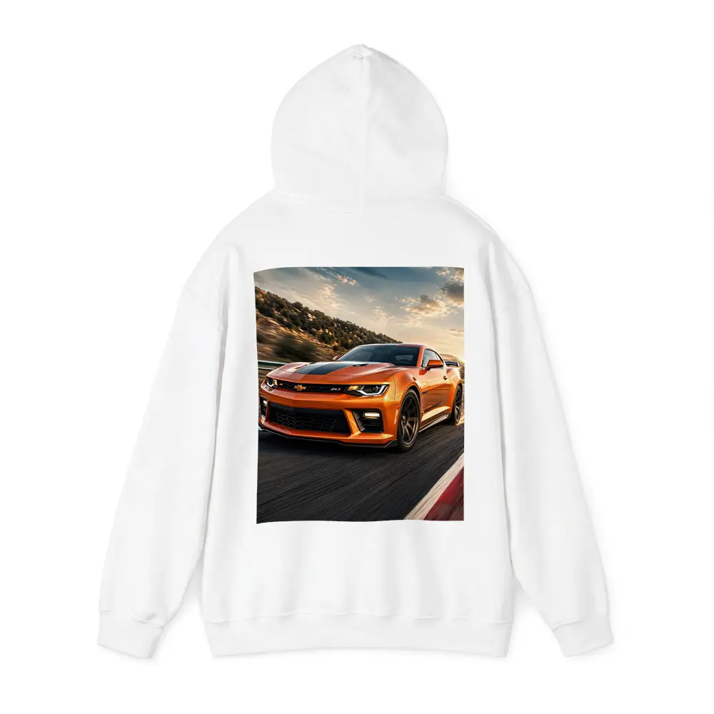 Chevrolet Camaro ZL1 Orange Racing Track – Hoodies