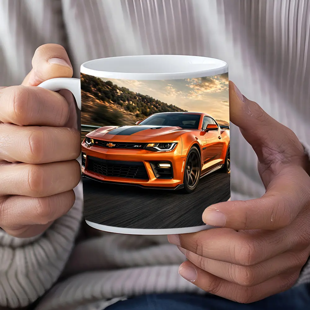 Chevrolet Camaro ZL1 Orange Racing Track – Mugs