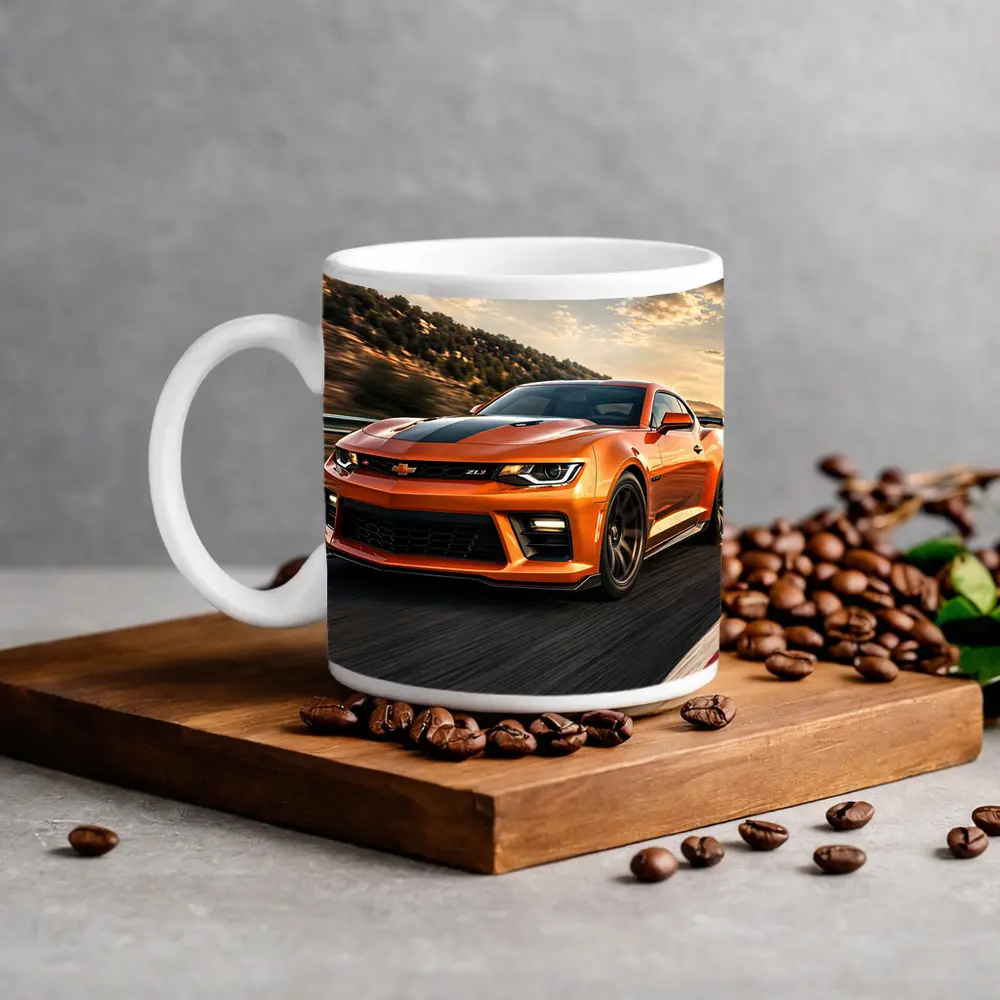 Chevrolet Camaro ZL1 Orange Racing Track – Mugs