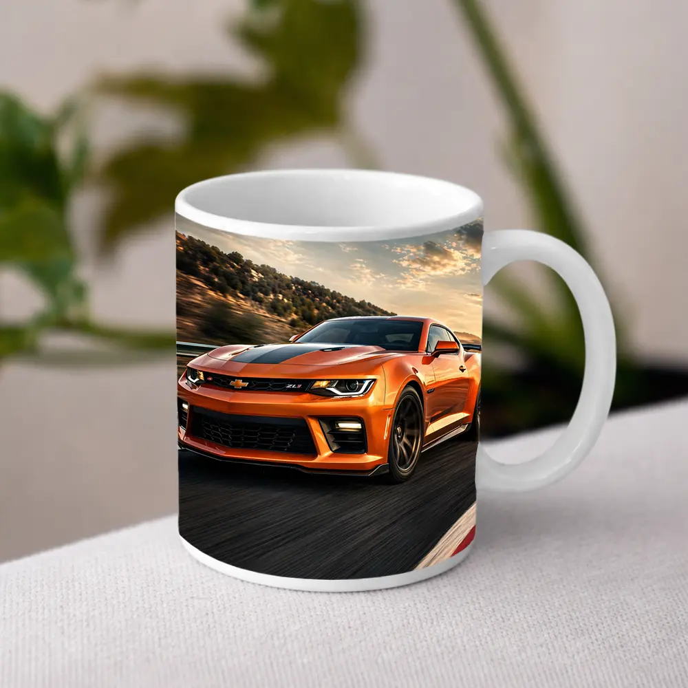 Chevrolet Camaro ZL1 Orange Racing Track – Mugs