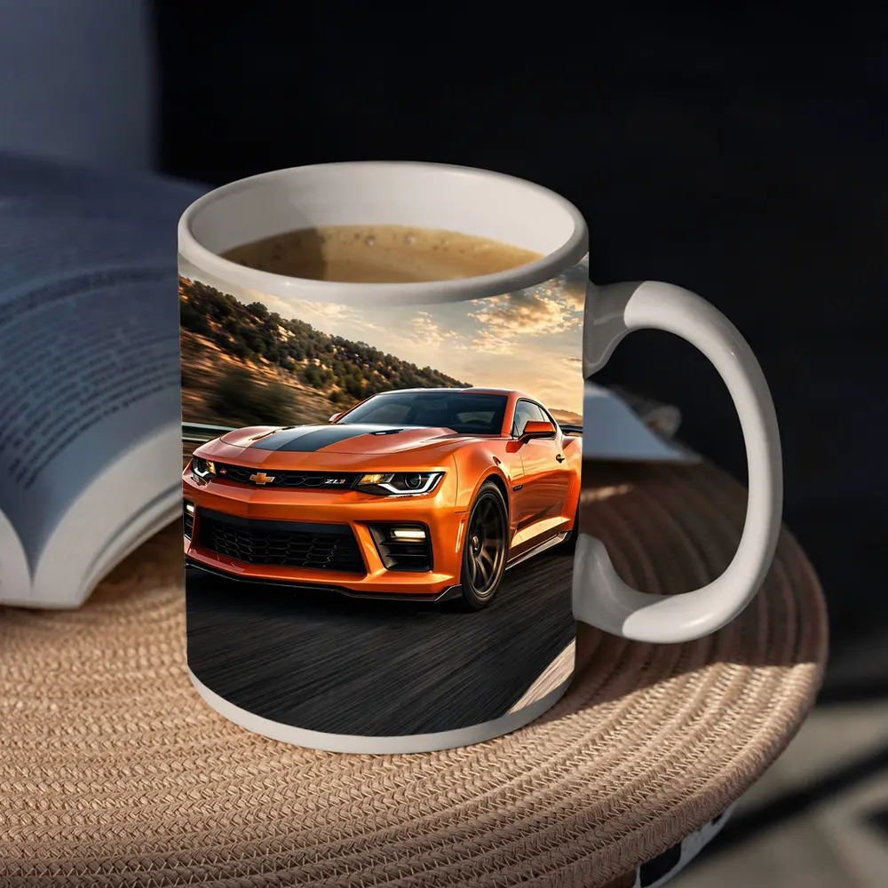 Chevrolet Camaro ZL1 Orange Racing Track – Mugs