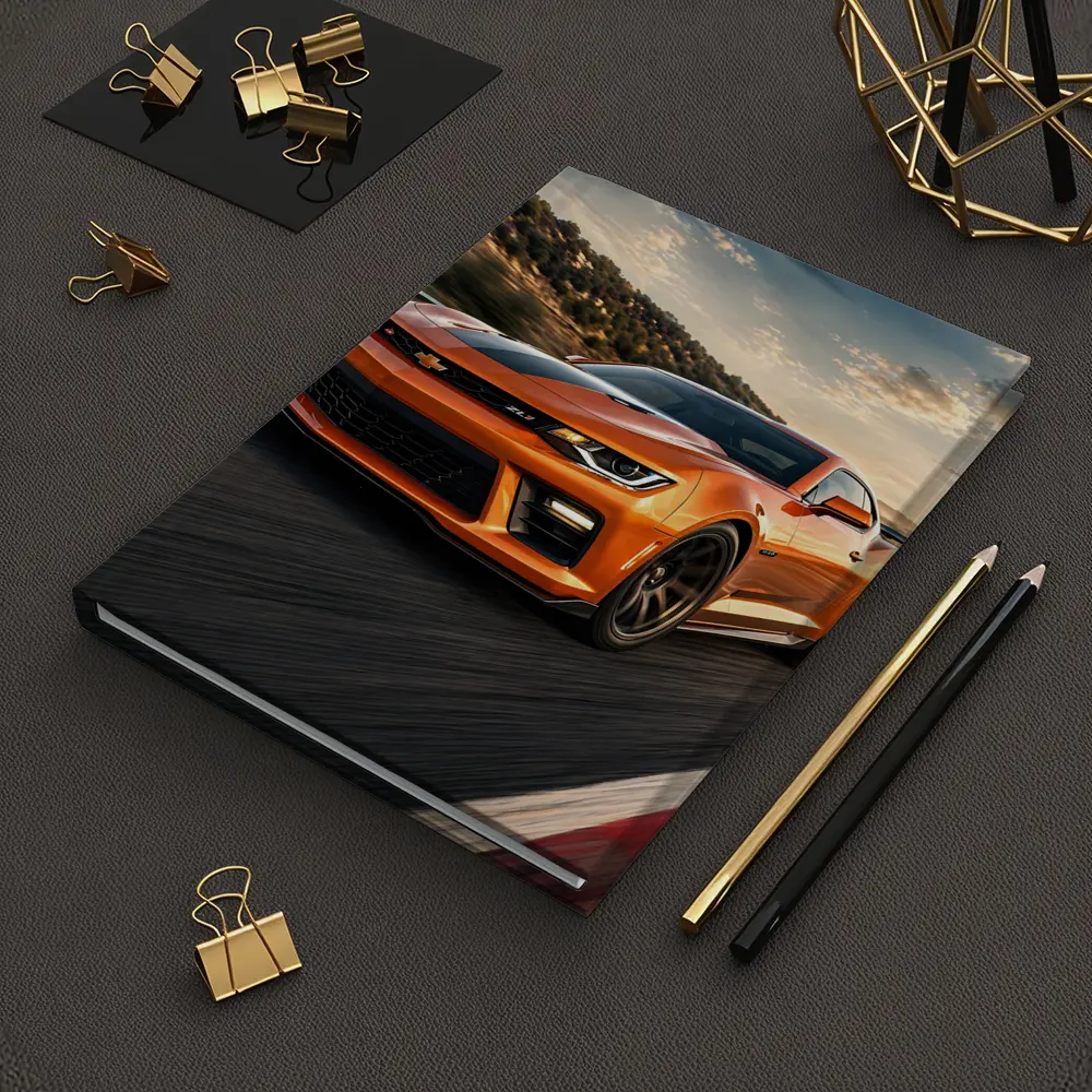 Chevrolet Camaro ZL1 Orange Racing Track – Notebooks