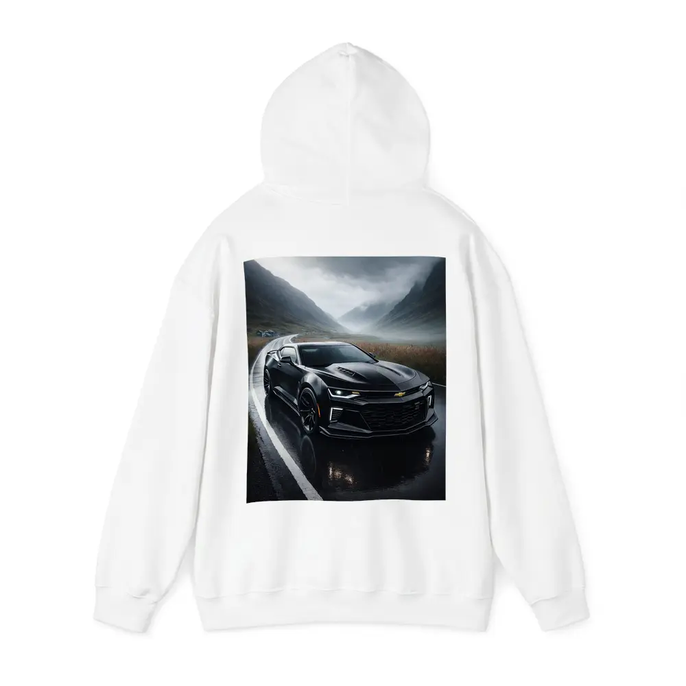 Chevrolet Camaro Black Rainy Mountain Road – Hoodies