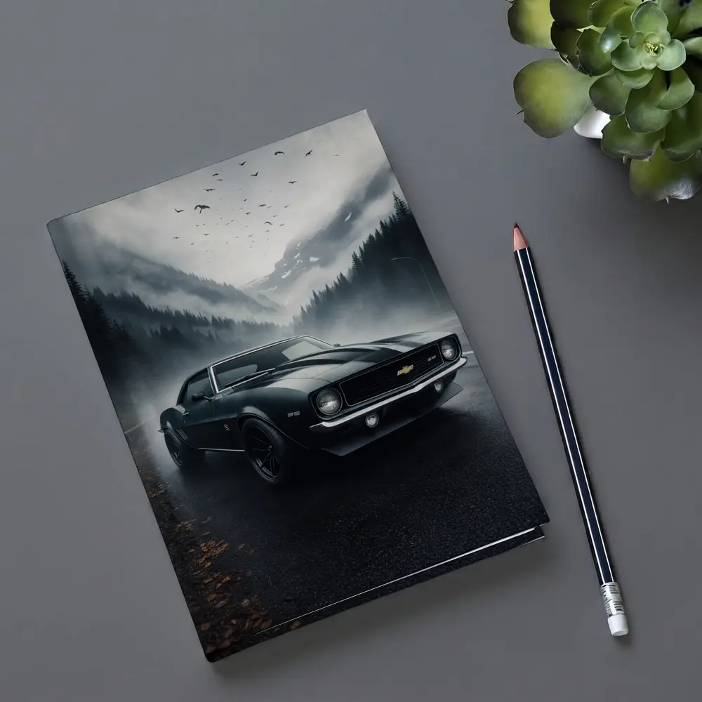 Chevrolet Camaro SS Foggy Mountain Road – Notebooks