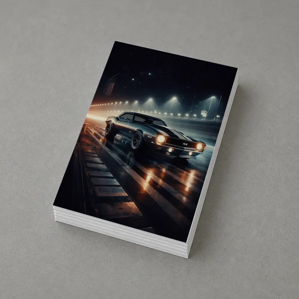 Chevrolet Camaro SS Night Drag Strip – Postcards