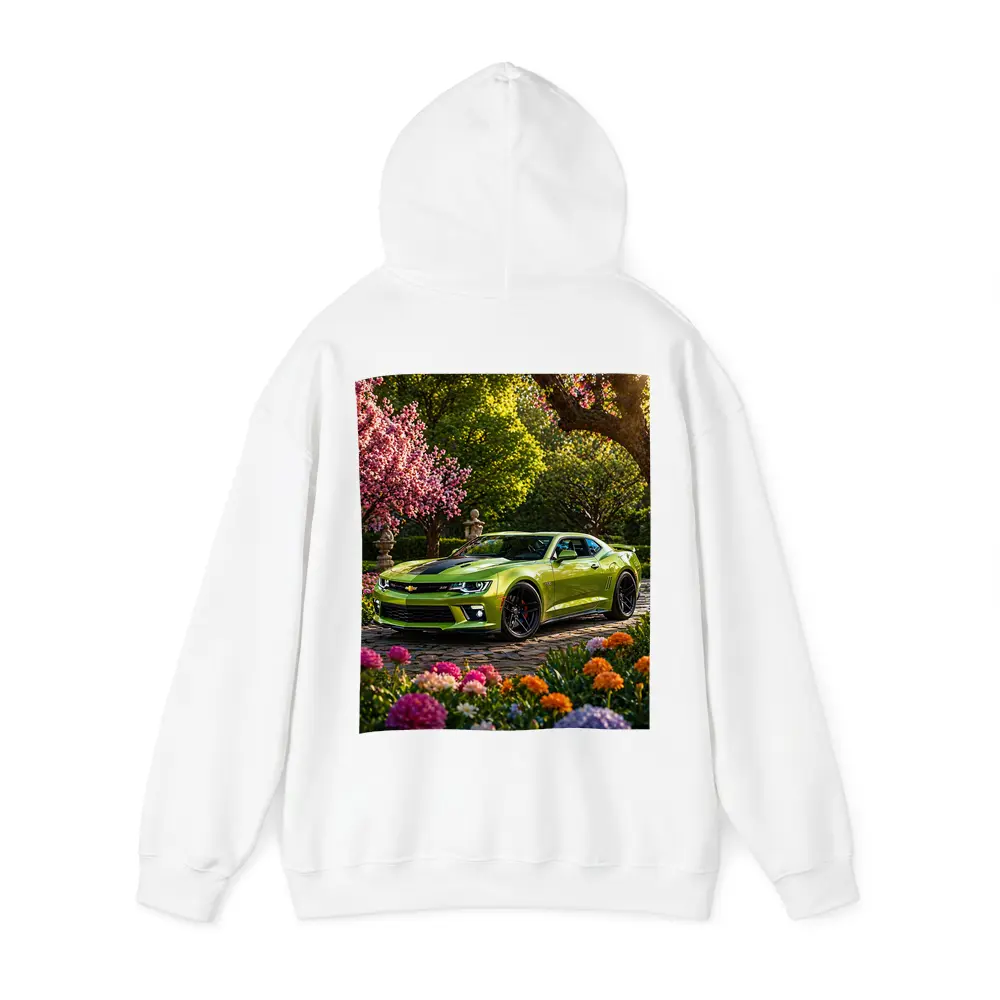 Chevrolet Camaro SS Lime Green Garden Setting – Hoodies