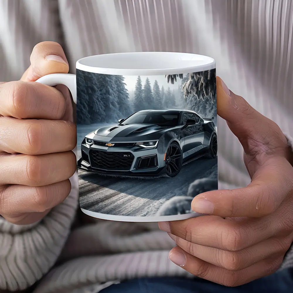 Chevrolet Camaro ZL1 Snowy Forest Road – Mugs