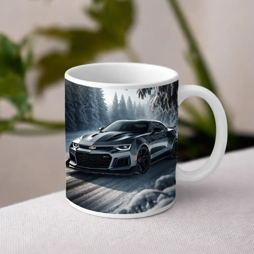 Chevrolet Camaro ZL1 Snowy Forest Road – Mugs