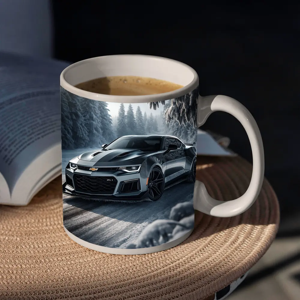 Chevrolet Camaro ZL1 Snowy Forest Road – Mugs