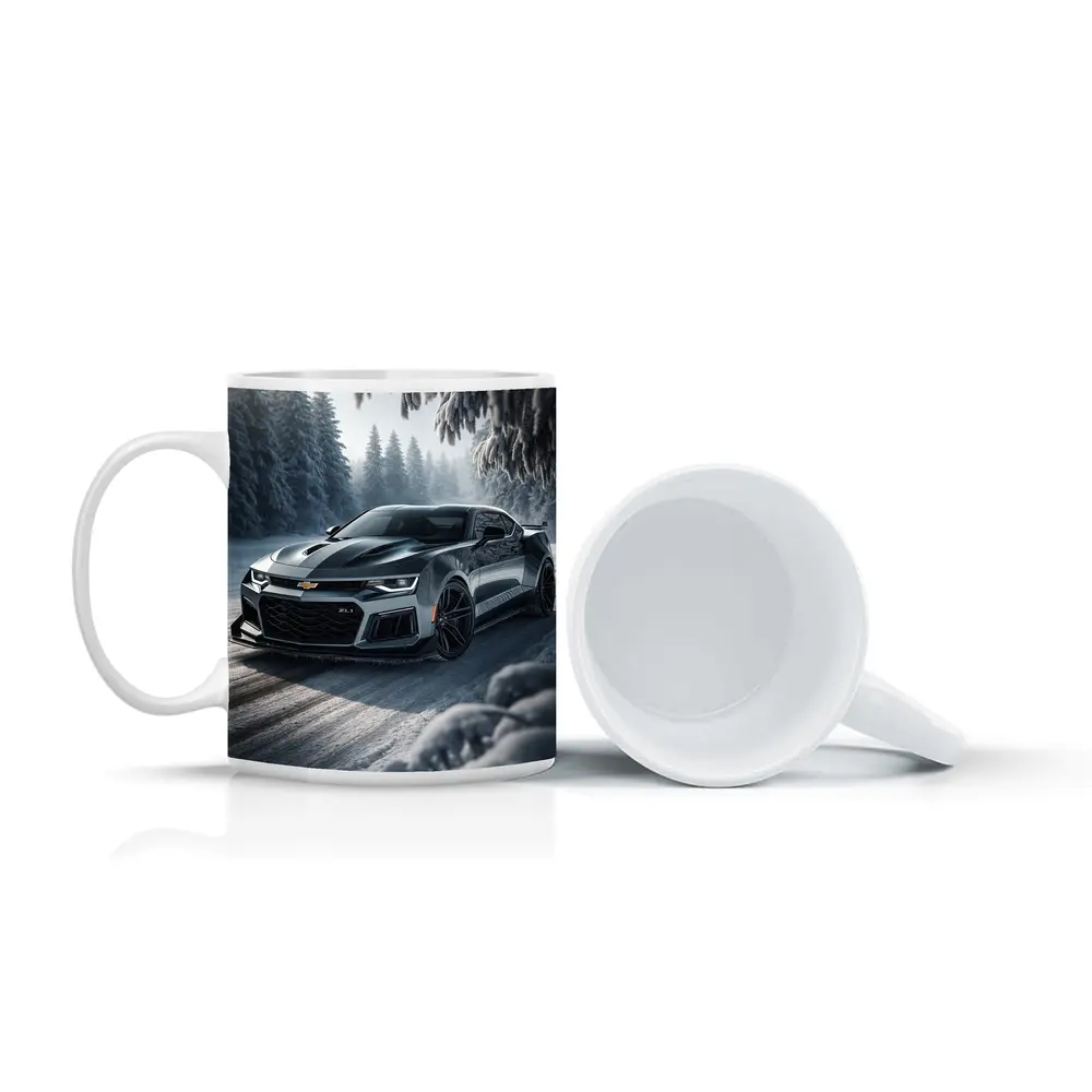 Chevrolet Camaro ZL1 Snowy Forest Road – Mugs