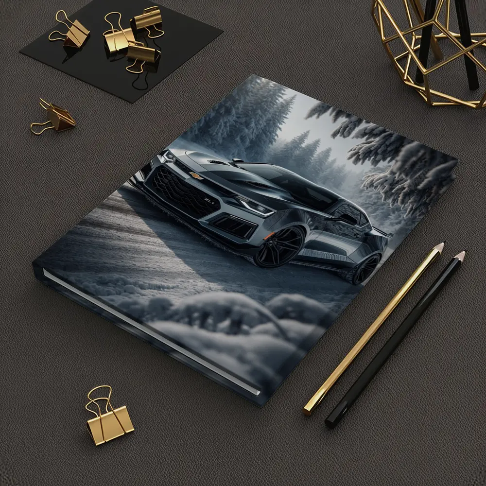 Chevrolet Camaro ZL1 Snowy Forest Road – Notebooks