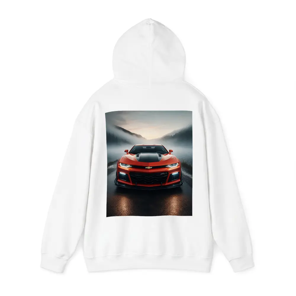 Chevrolet Camaro ZL1 Red Foggy Road – Hoodies