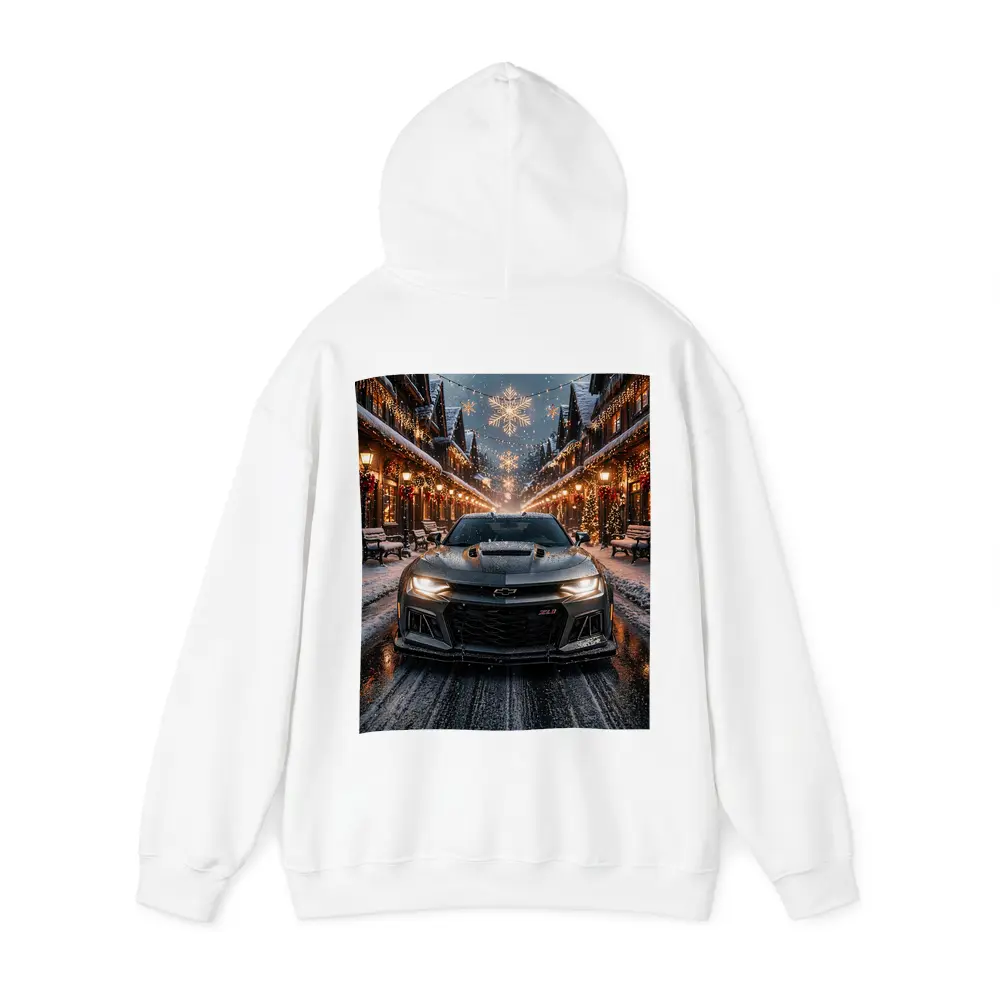 Chevrolet Camaro ZL1 Snowy Christmas Street – Hoodies