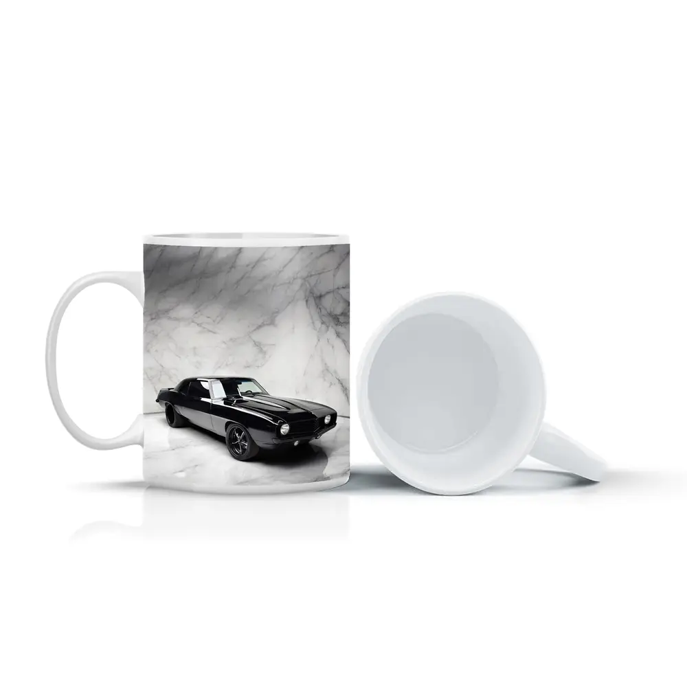 Black Chevrolet Camaro Classic Marble Studio – Mugs