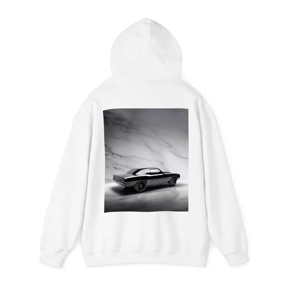 Black Chevrolet Camaro Classic Marble Background – Hoodies