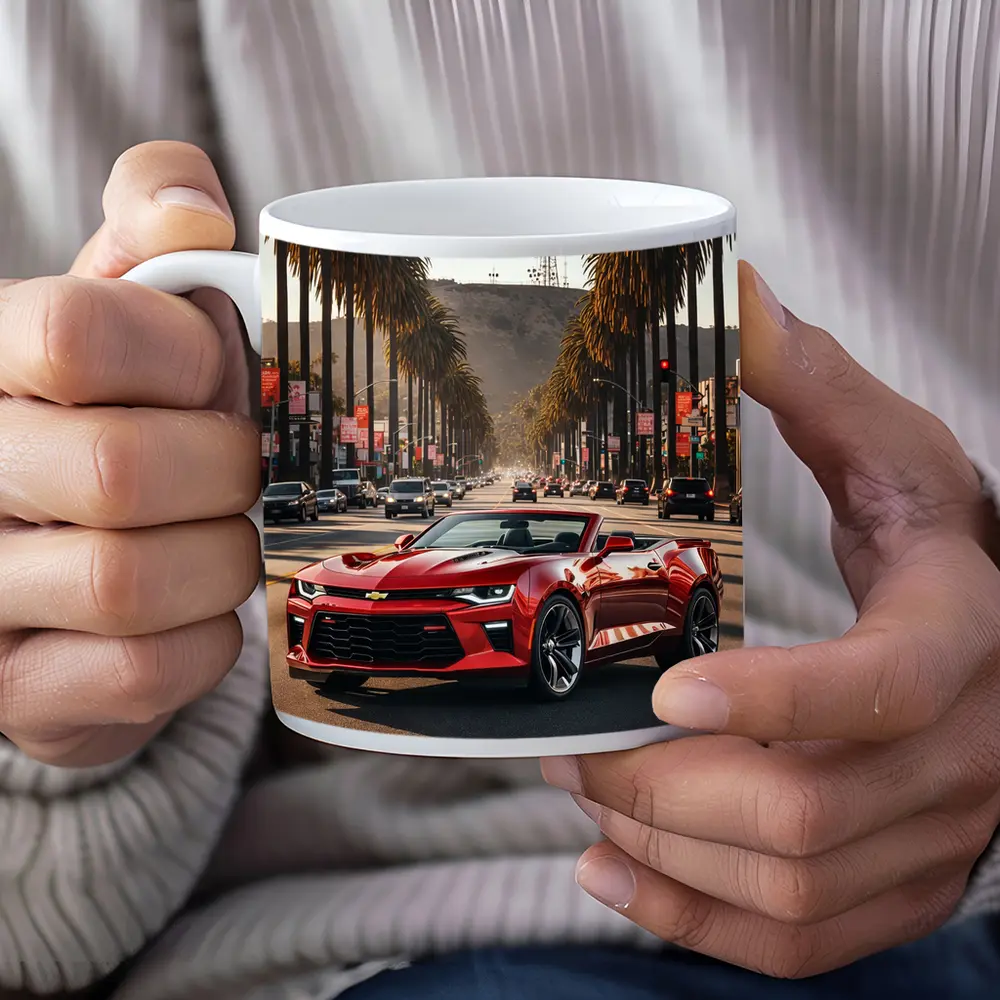Chevrolet Camaro Cruising Los Angeles Palm Boulevard – Mugs