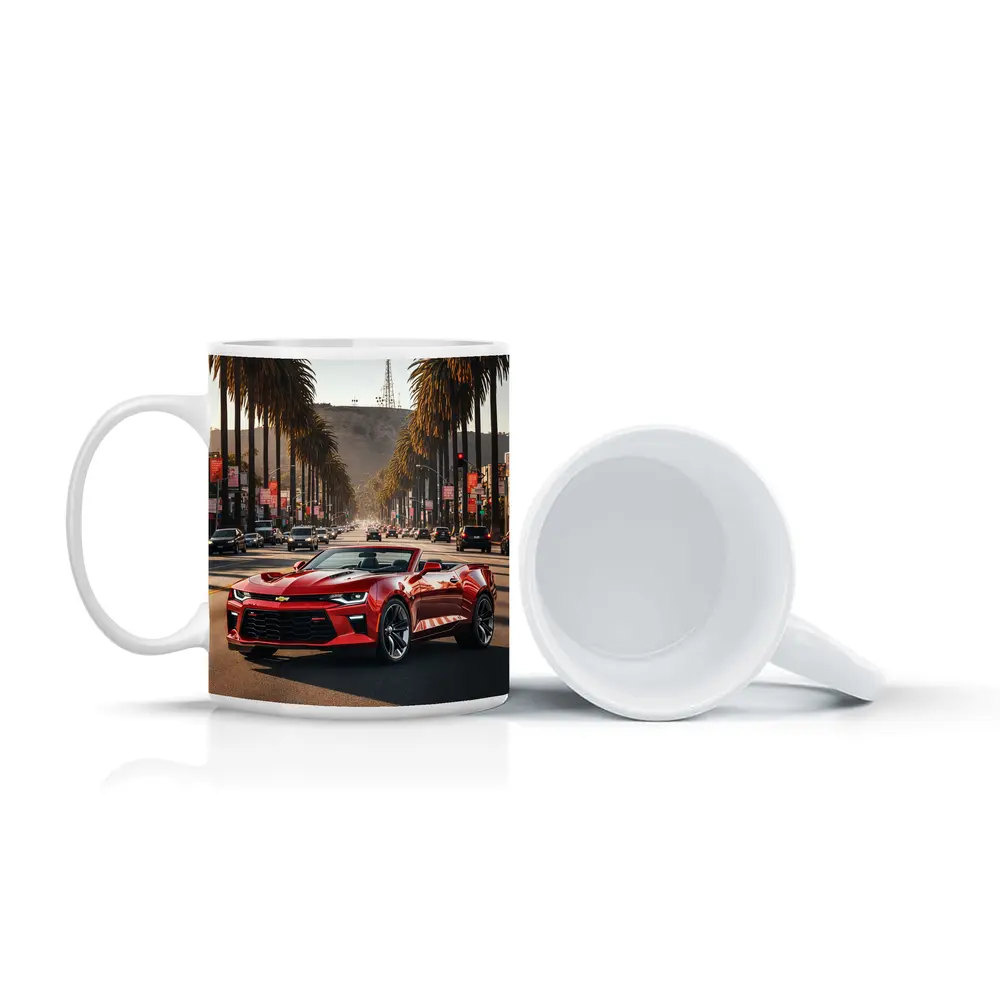 Chevrolet Camaro Cruising Los Angeles Palm Boulevard – Mugs