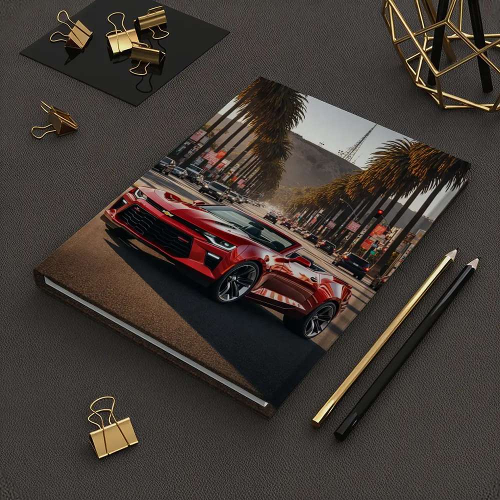 Chevrolet Camaro Cruising Los Angeles Palm Boulevard – Notebooks