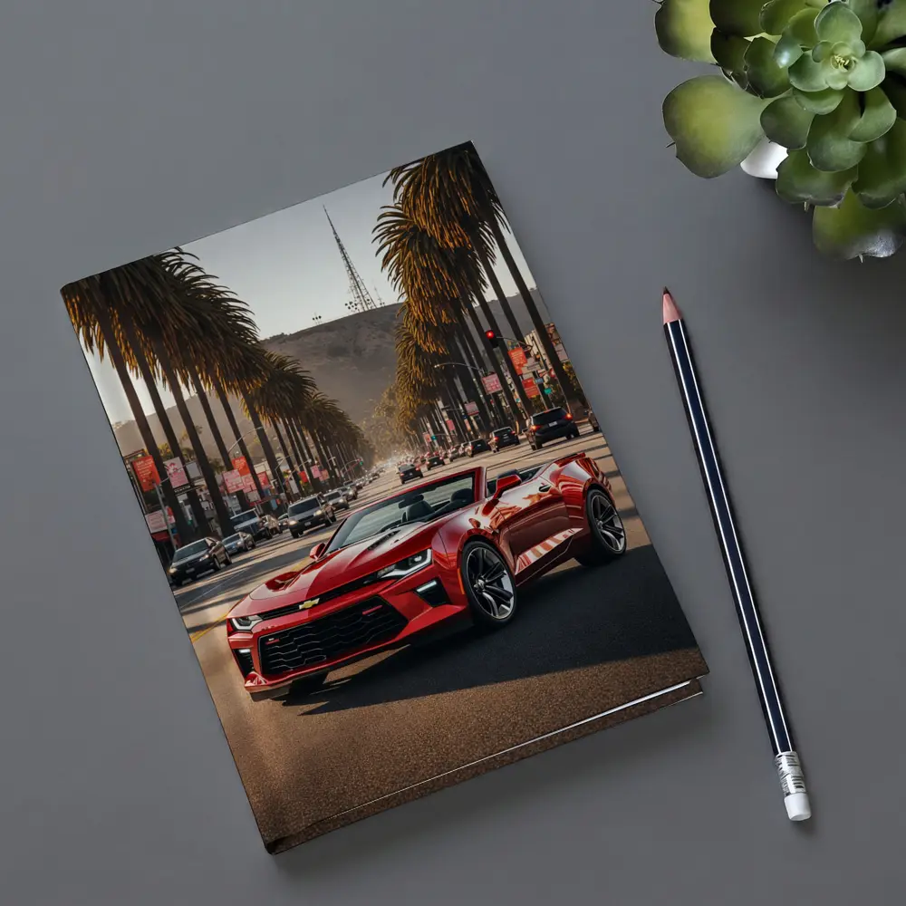 Chevrolet Camaro Cruising Los Angeles Palm Boulevard – Notebooks