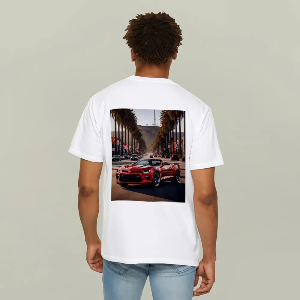 Chevrolet Camaro Cruising Los Angeles Palm Boulevard – T-Shirts