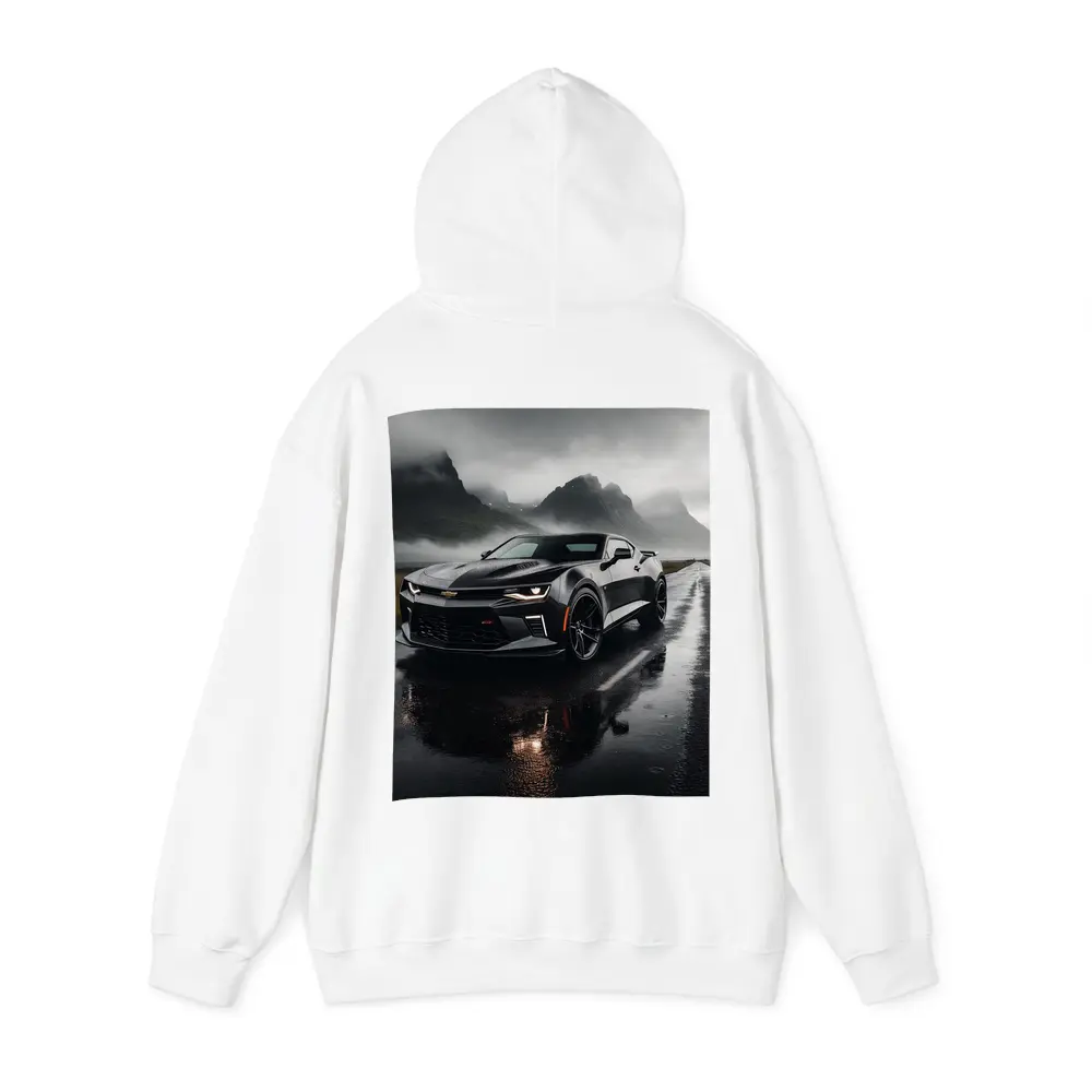 Chevrolet Camaro Wet Road Dramatic Overcast Sky – Hoodies