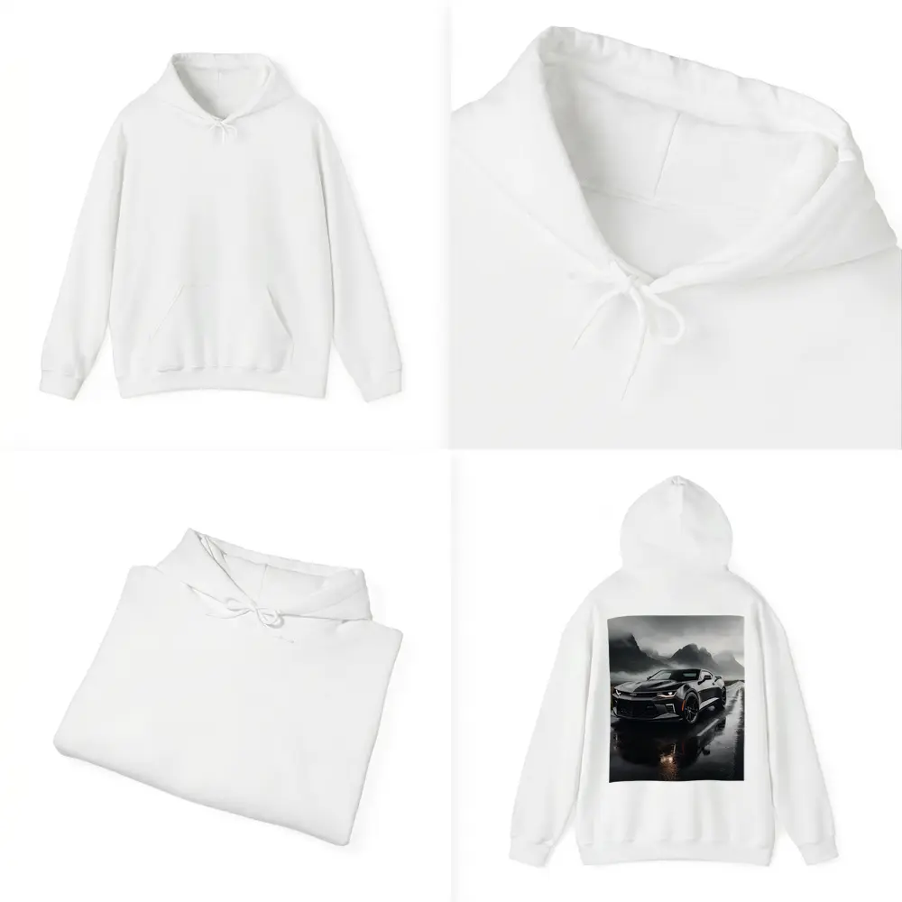Chevrolet Camaro Wet Road Dramatic Overcast Sky – Hoodies