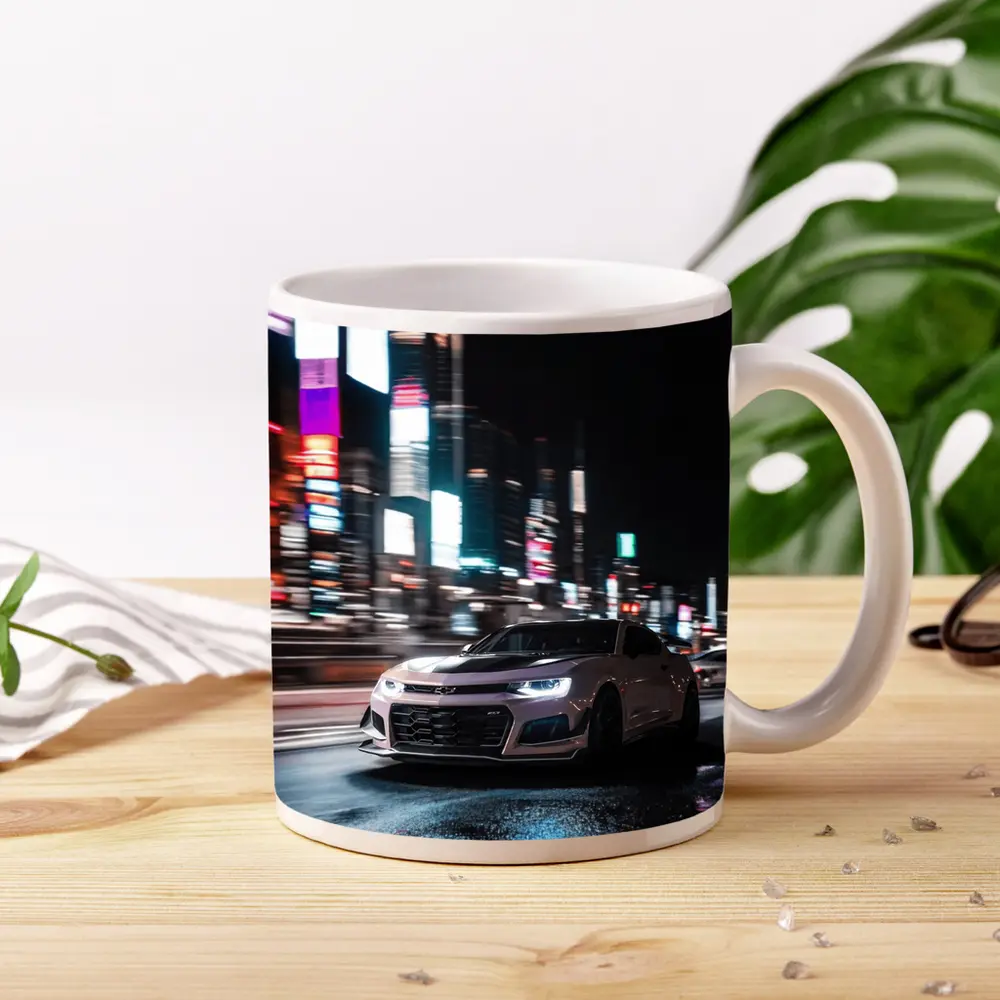 Chevrolet Camaro Night City Neon Streets – Mugs