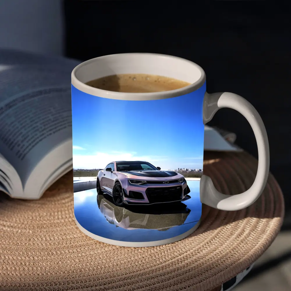 Chevrolet Camaro ZL1 Pink City Skyline – Mugs
