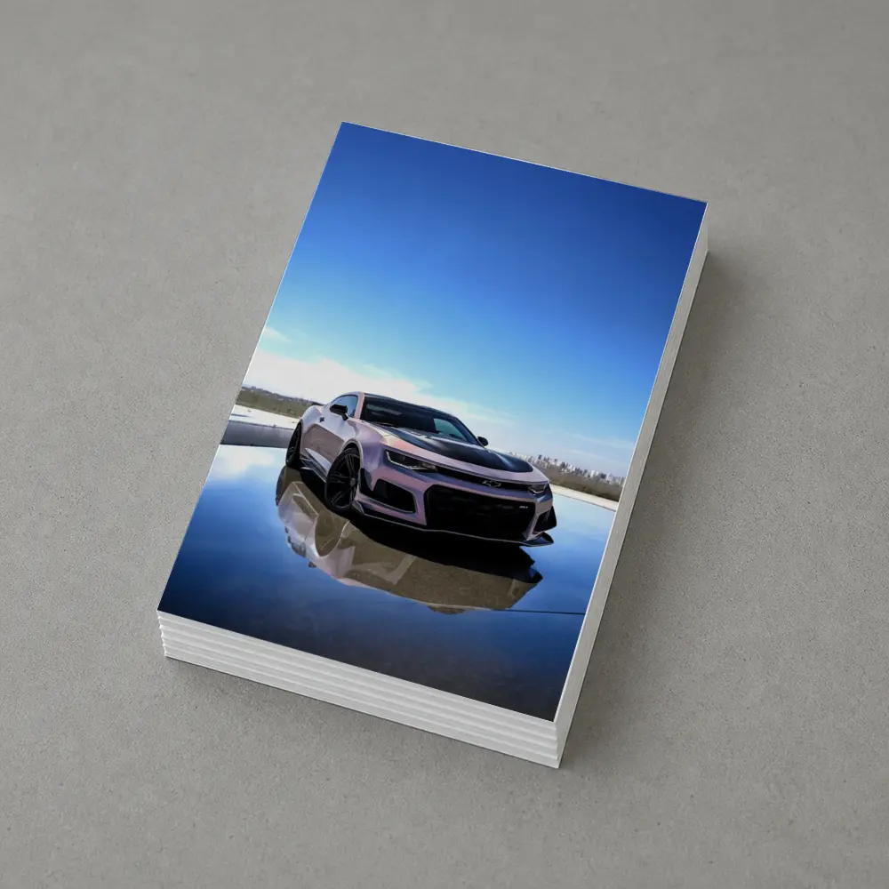 Chevrolet Camaro ZL1 Pink City Skyline – Postcards