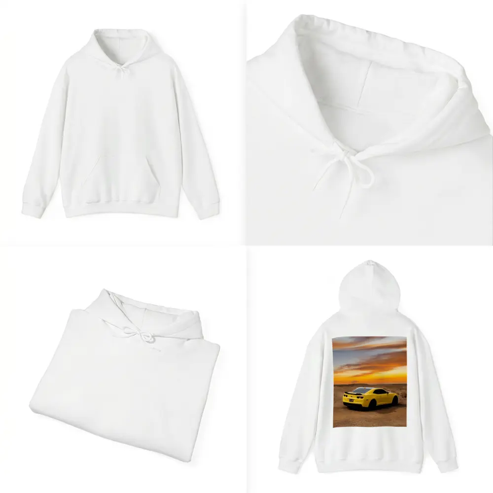 Chevrolet Camaro ZL1 Yellow Desert Sunset – Hoodies