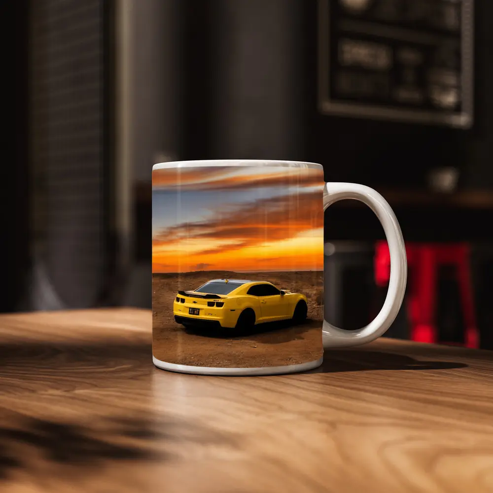 Chevrolet Camaro ZL1 Yellow Desert Sunset – Mugs