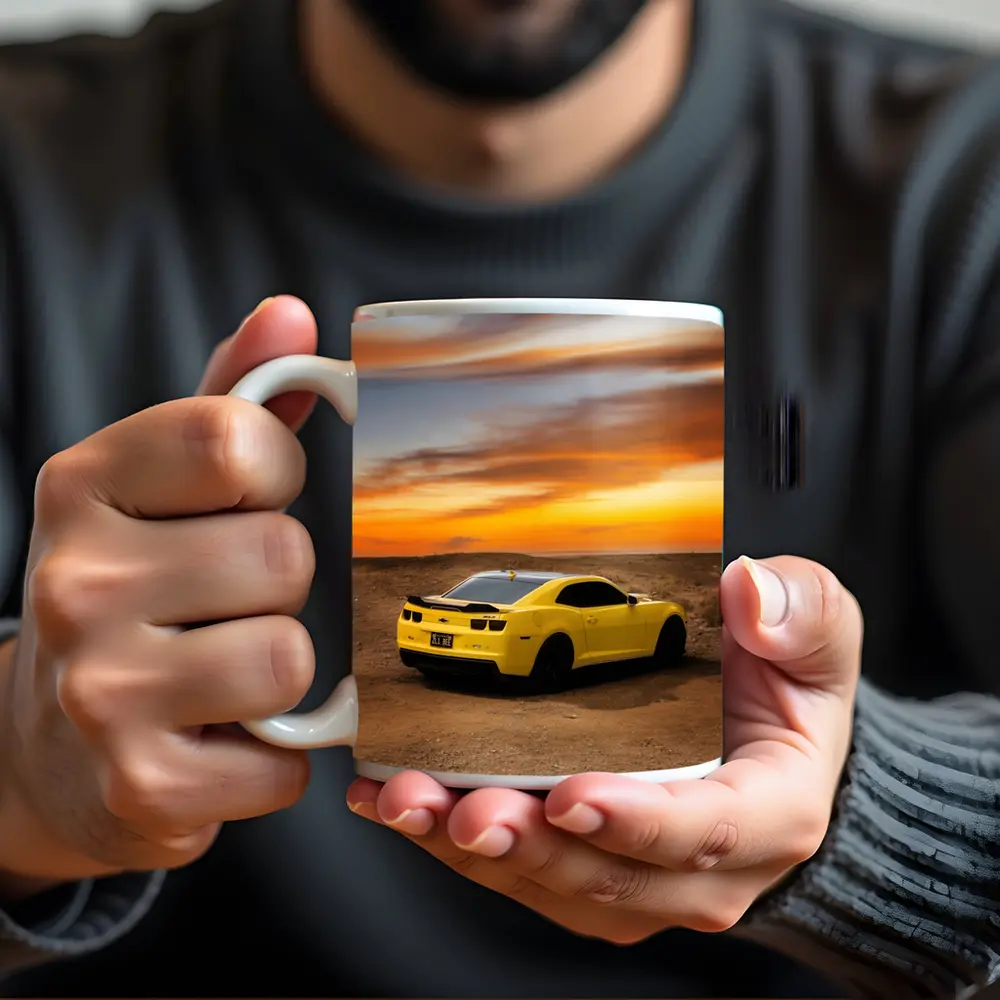 Chevrolet Camaro ZL1 Yellow Desert Sunset – Mugs