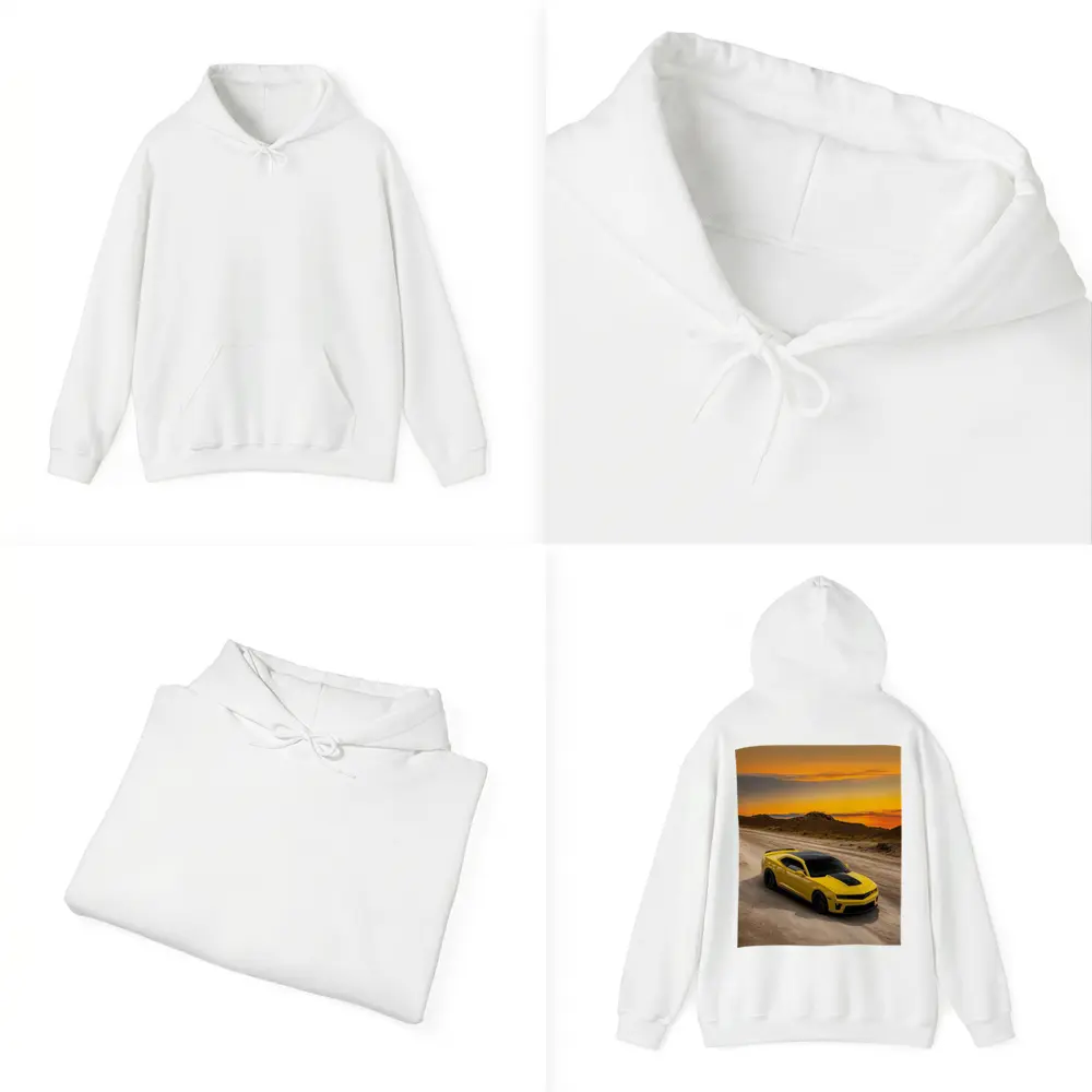 Chevrolet Camaro ZL1 Yellow Desert Sunset – Hoodies