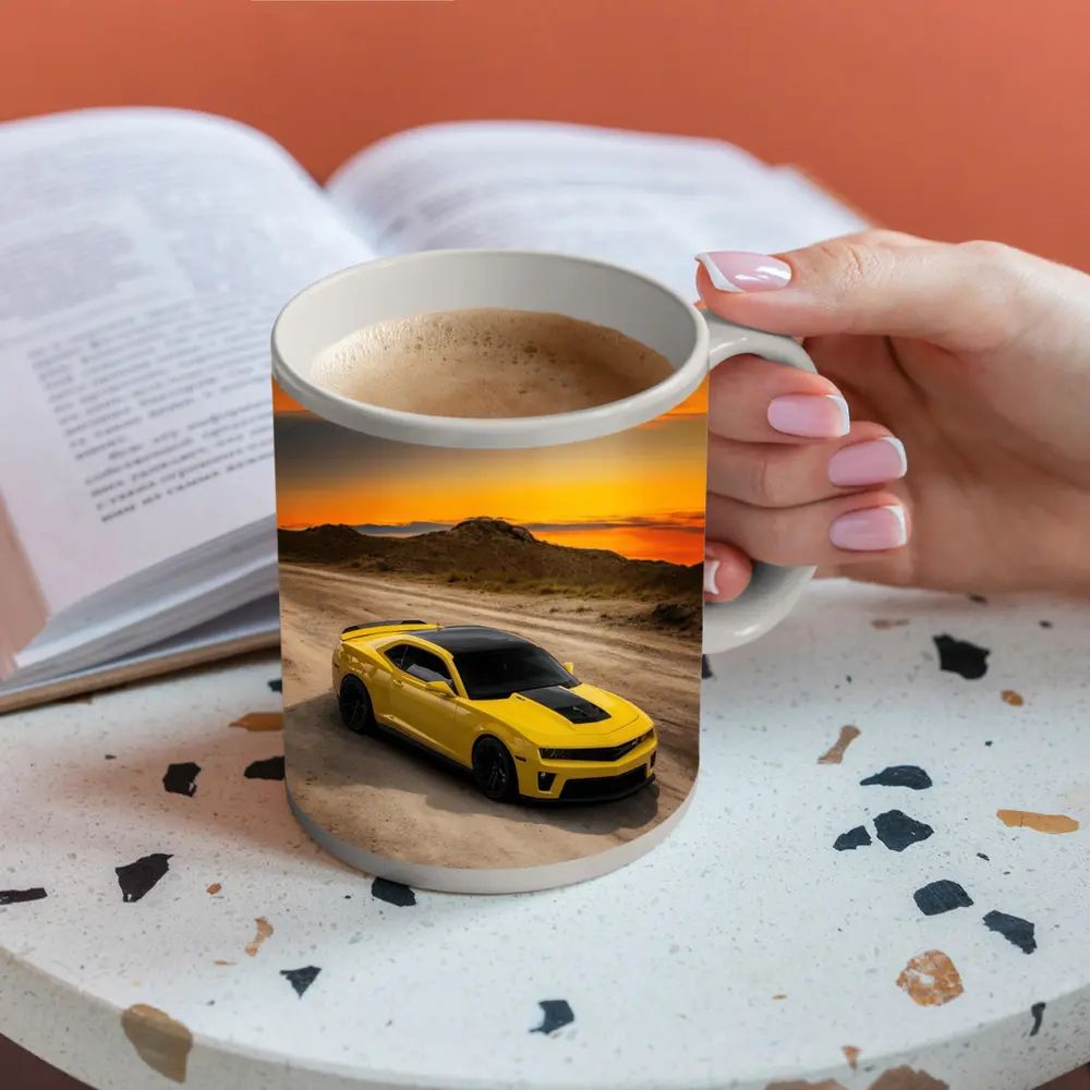 Chevrolet Camaro ZL1 Yellow Desert Sunset – Mugs