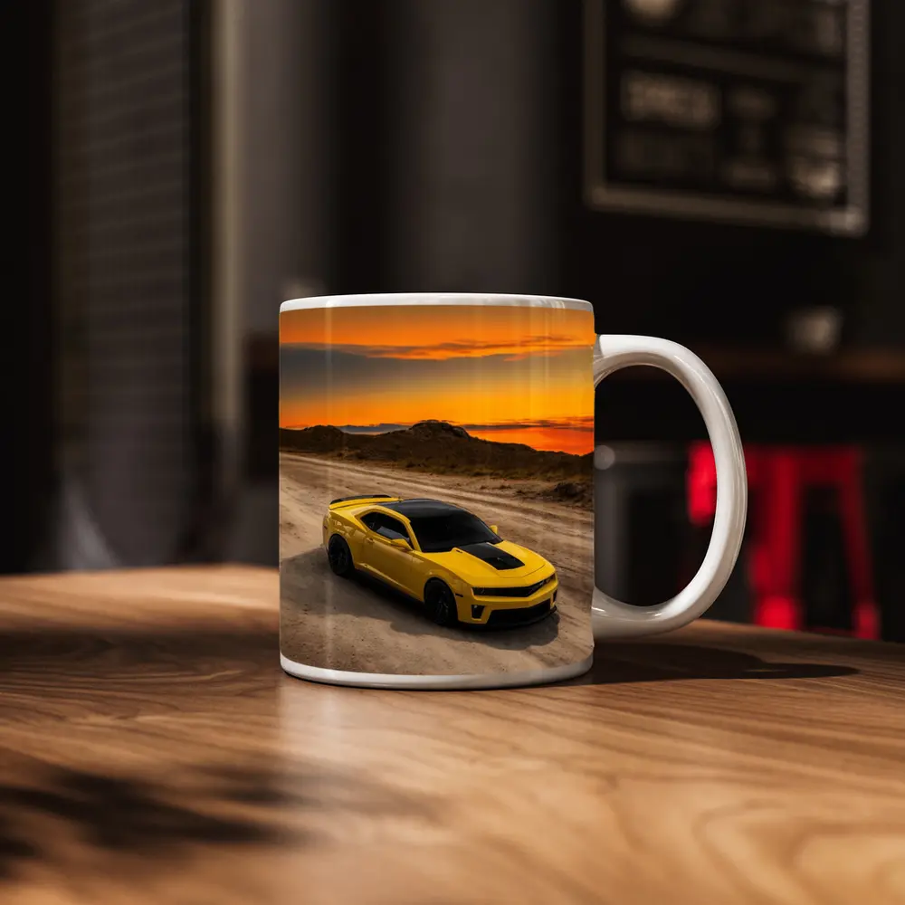 Chevrolet Camaro ZL1 Yellow Desert Sunset – Mugs