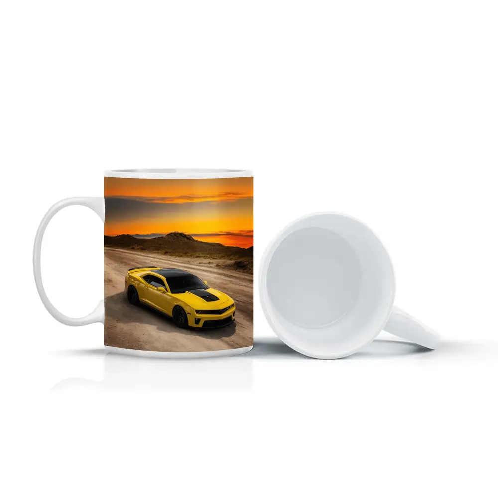 Chevrolet Camaro ZL1 Yellow Desert Sunset – Mugs
