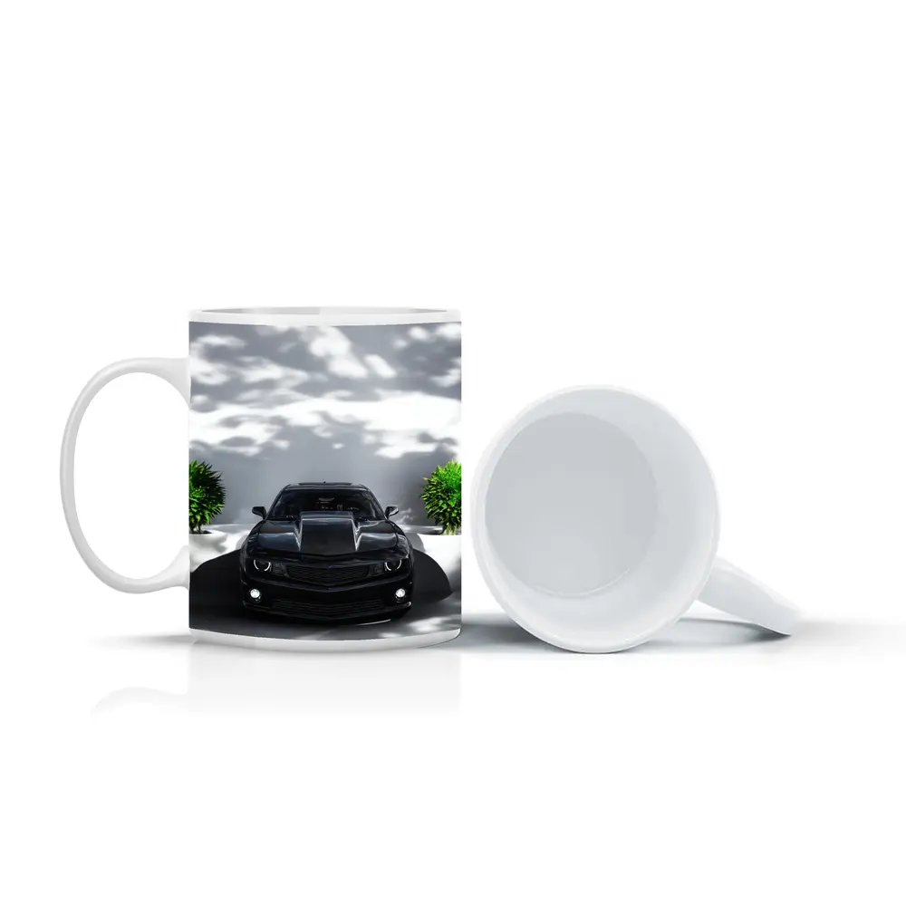Black Chevrolet Camaro ZL1 Clean Background – Mugs