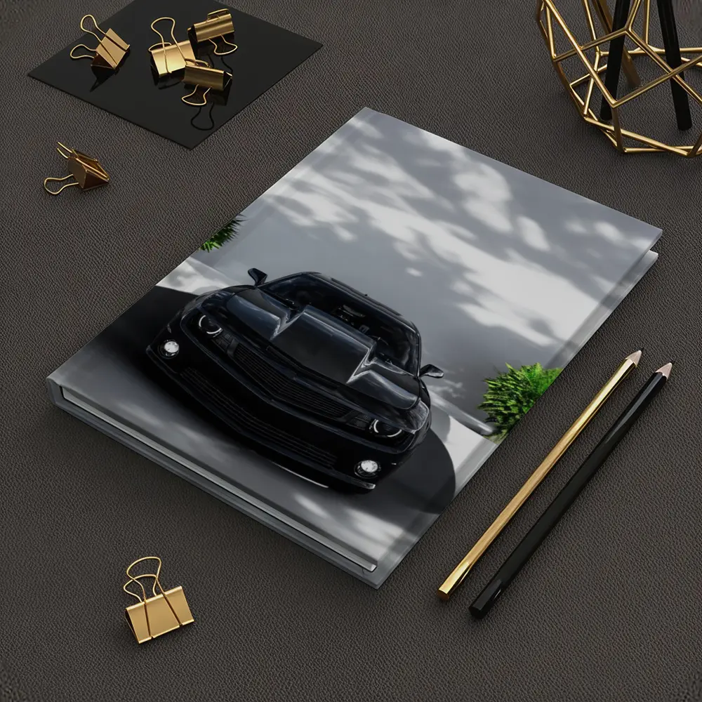 Black Chevrolet Camaro ZL1 Clean Background – Notebooks
