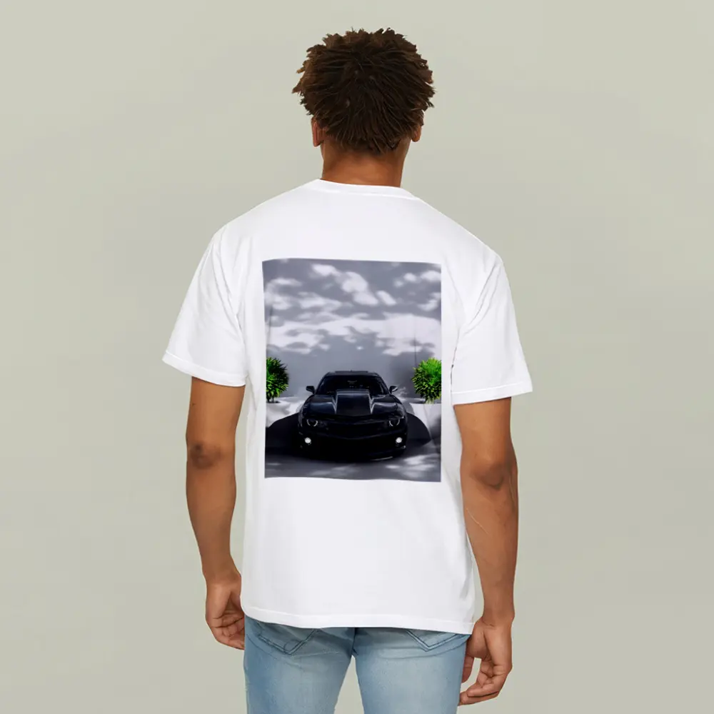 Black Chevrolet Camaro ZL1 Clean Background – T-Shirts