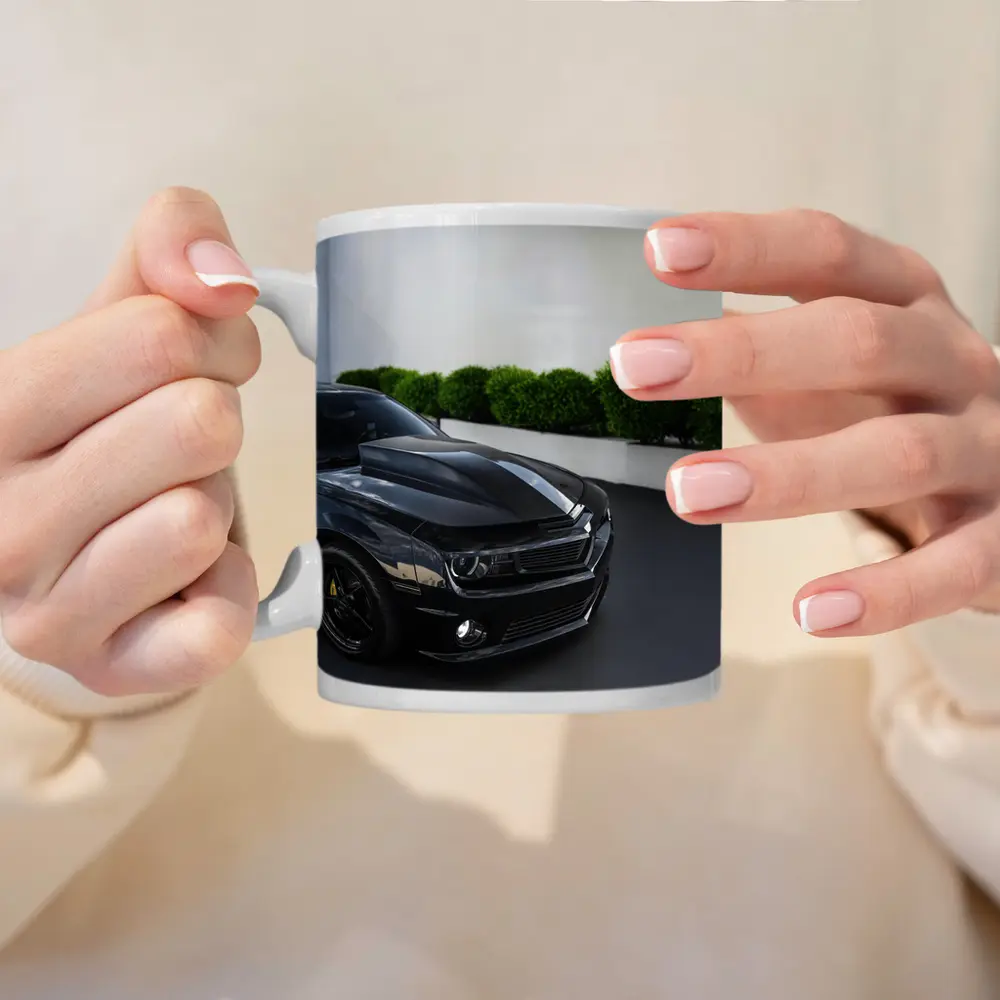 Black Chevrolet Camaro ZL1 Indoor Parking – Mugs